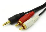 REXANT Шнур  3.5мм  стерео штекер - 2 RCA  1.5М (17-4202)